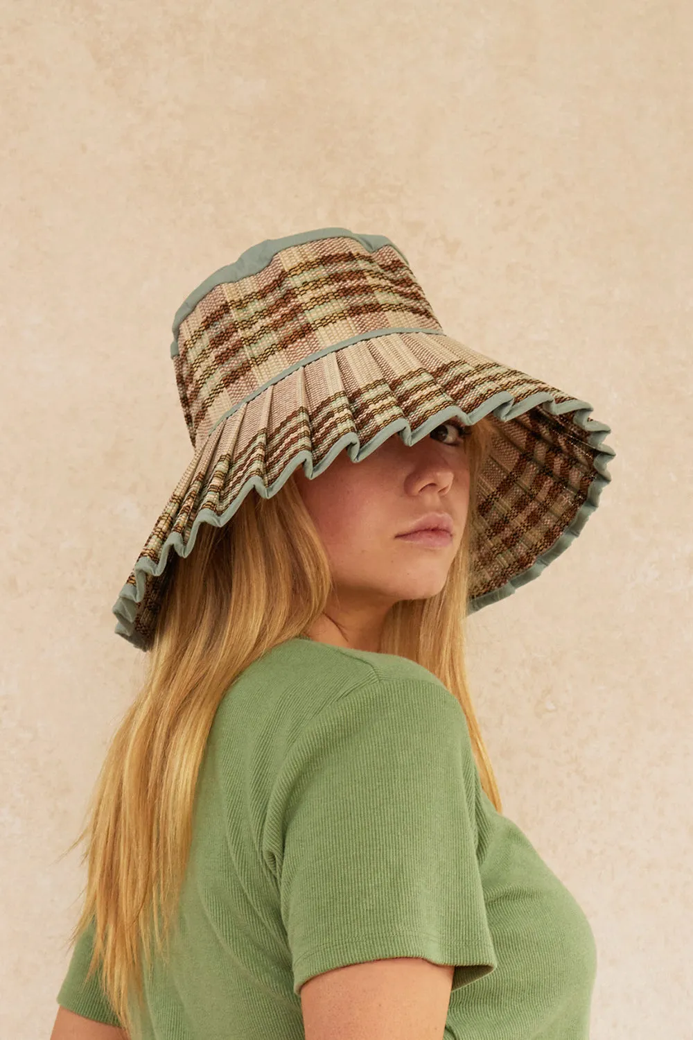 Lorna Murray Island Capri Maxi Hat in Lake Como sold by Society Bikini