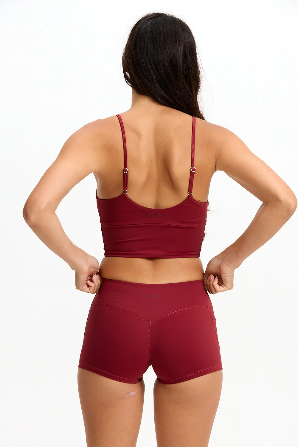 Benoa Active Tank in Cherry sold by Society Bikini product image thumbnail 3