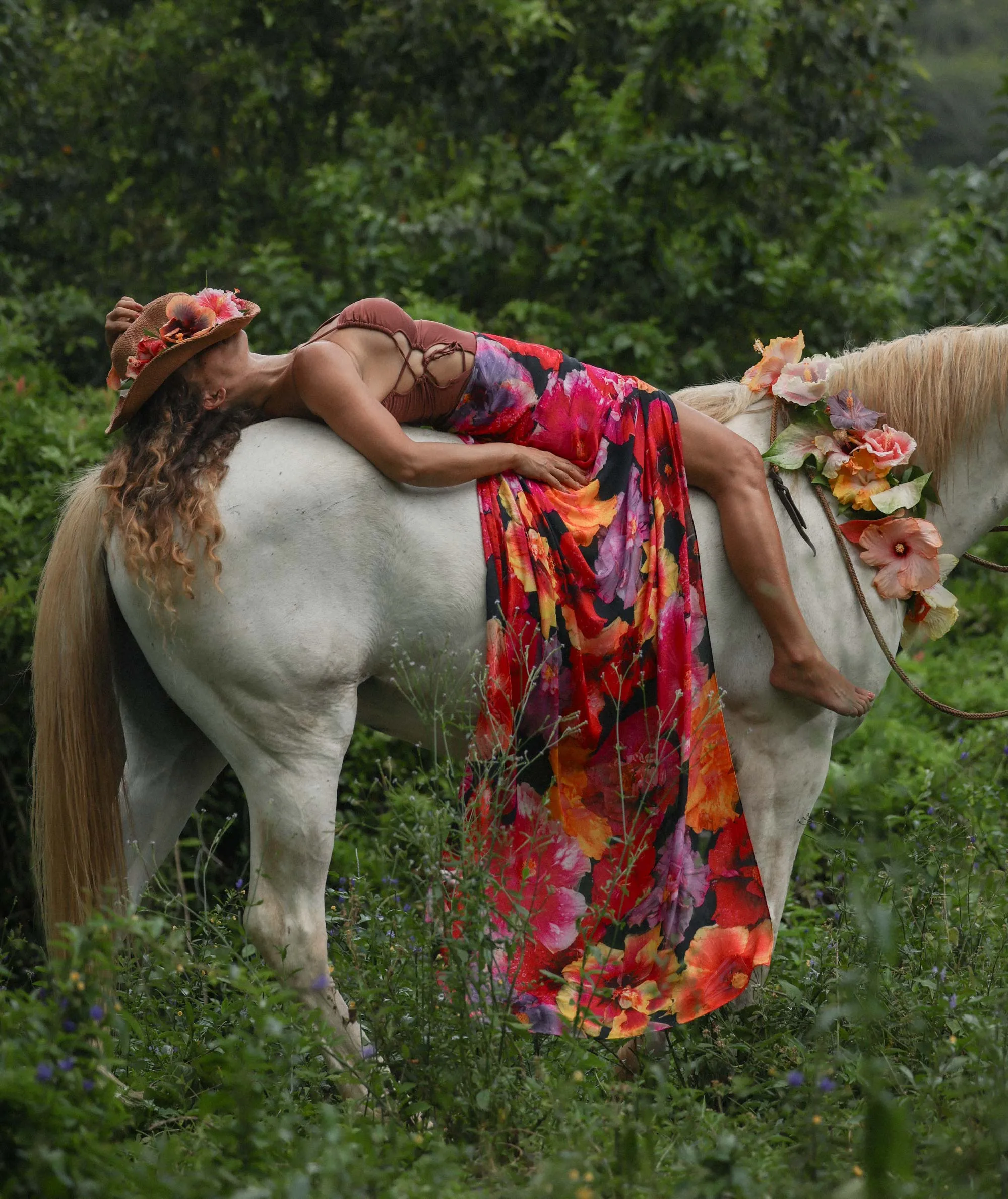 Hibiskiss Moon Pareo with Ocean Dreamer sold by Society Bikini product image thumbnail 4