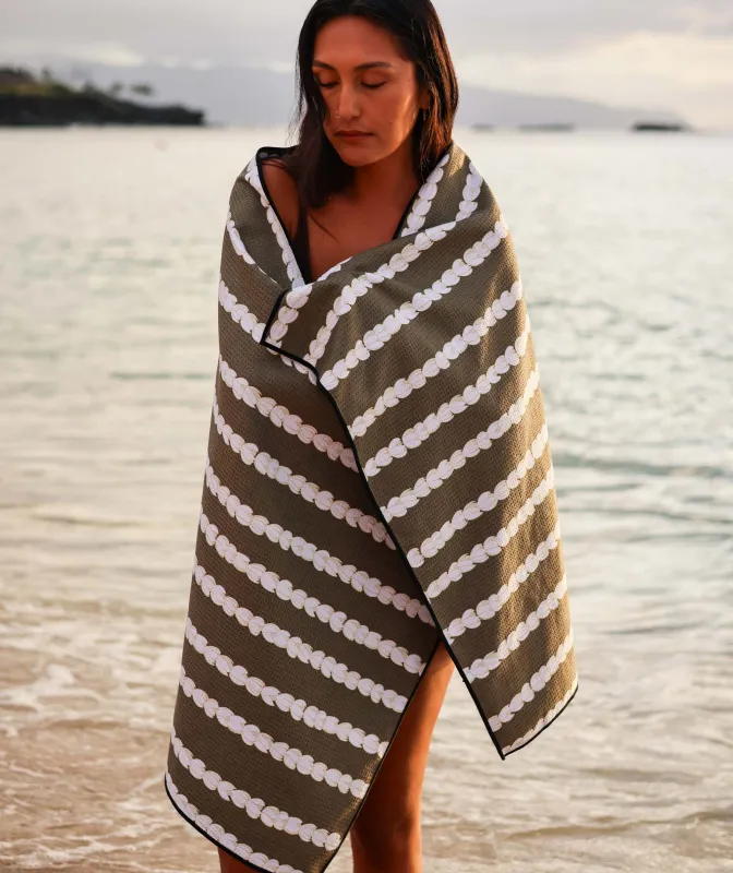 Beach Towel - Pikake Lei sold by Society Bikini