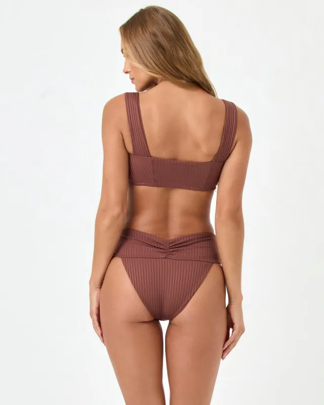 Bardot Bikini Bottom - Cafe sold by Society Bikini