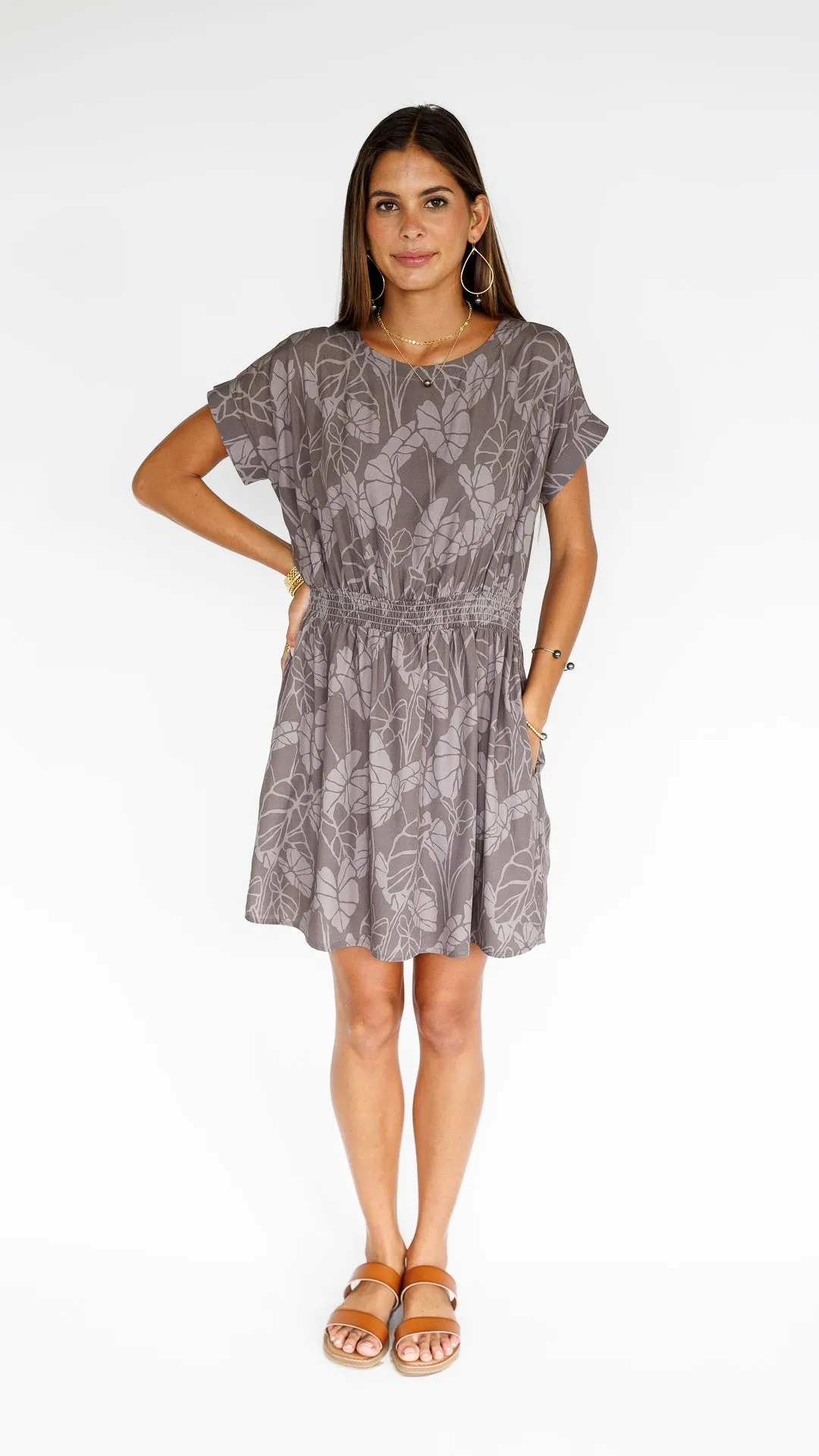 Kalo Patch / Malia Mini Dress / Earth sold by Society Bikini