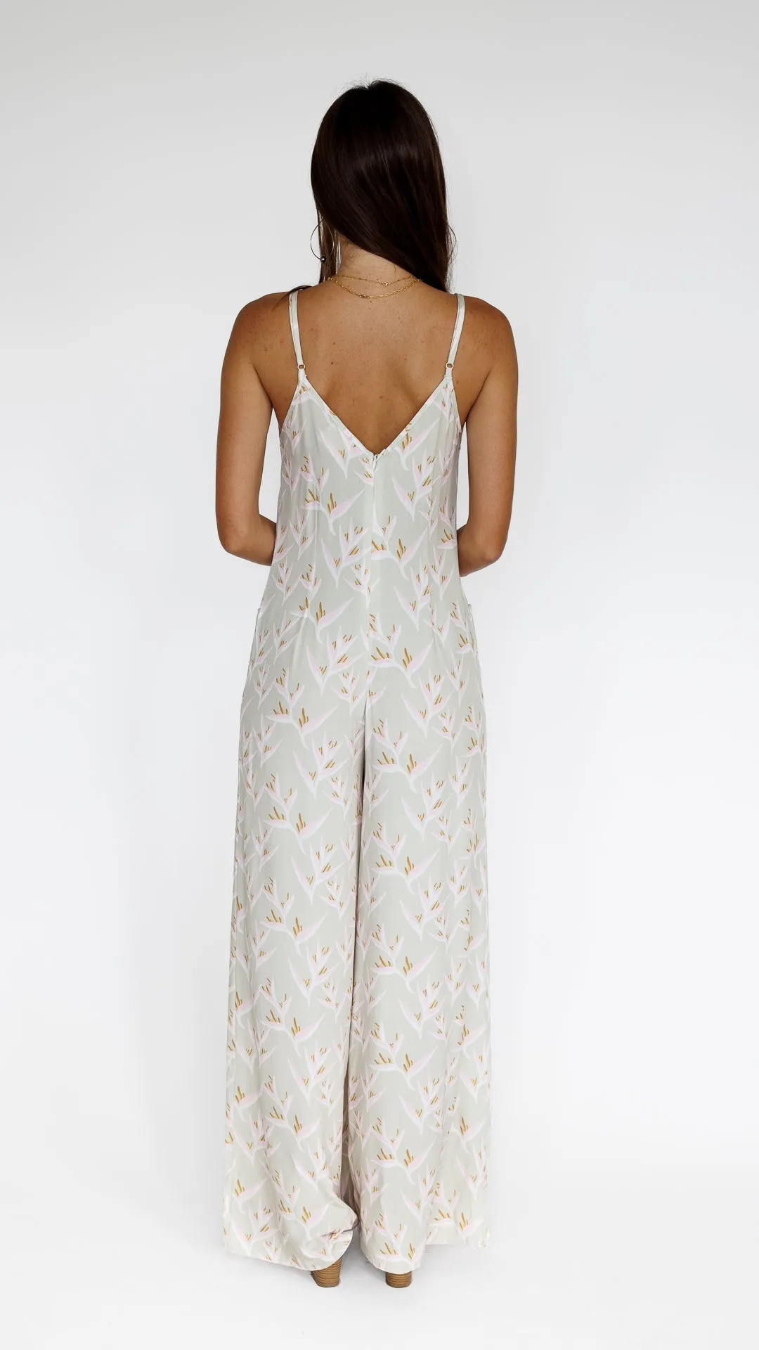 Heliconia / Haiku Jumpsuit / Mint sold by Society Bikini product image thumbnail 3