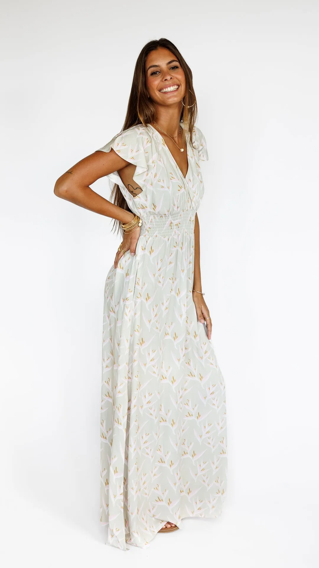 Heliconia / Moana Maxi Dress / Mint sold by Society Bikini product image thumbnail 4