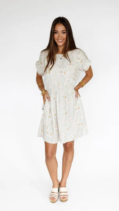 Heliconia / Malia Mini Dress / Mint sold by Society Bikini