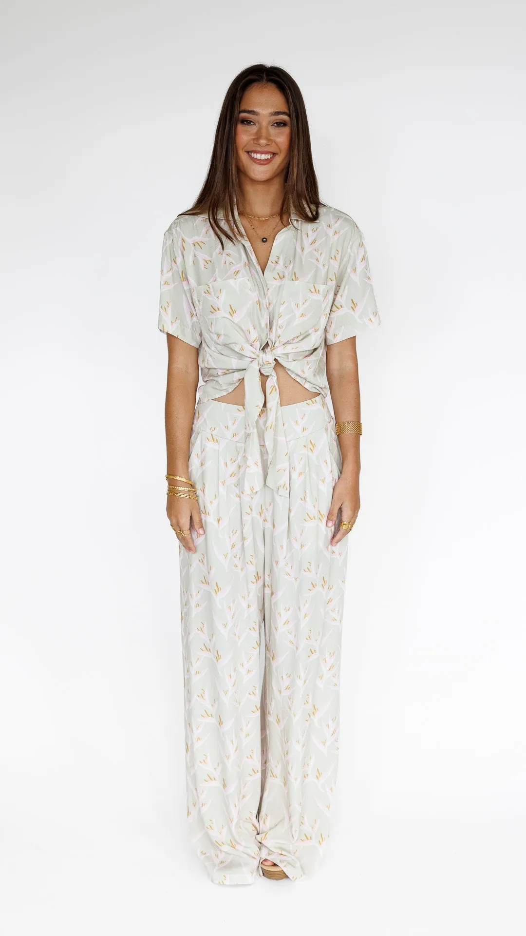 Heliconia / Hele Tie-Top / Mint sold by Society Bikini product image thumbnail 5