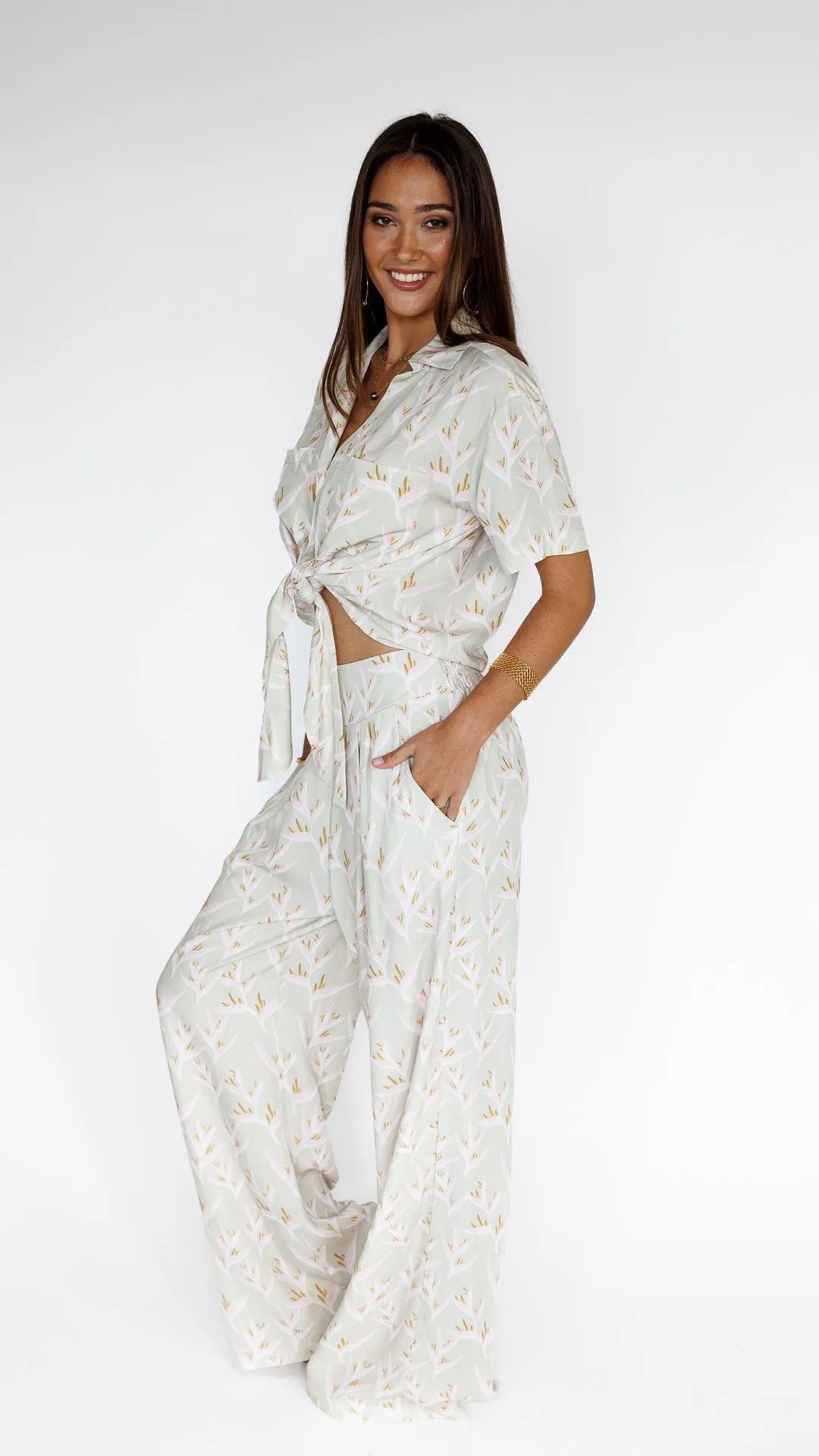 Heliconia / Hele Tie-Top / Mint sold by Society Bikini product image thumbnail 2