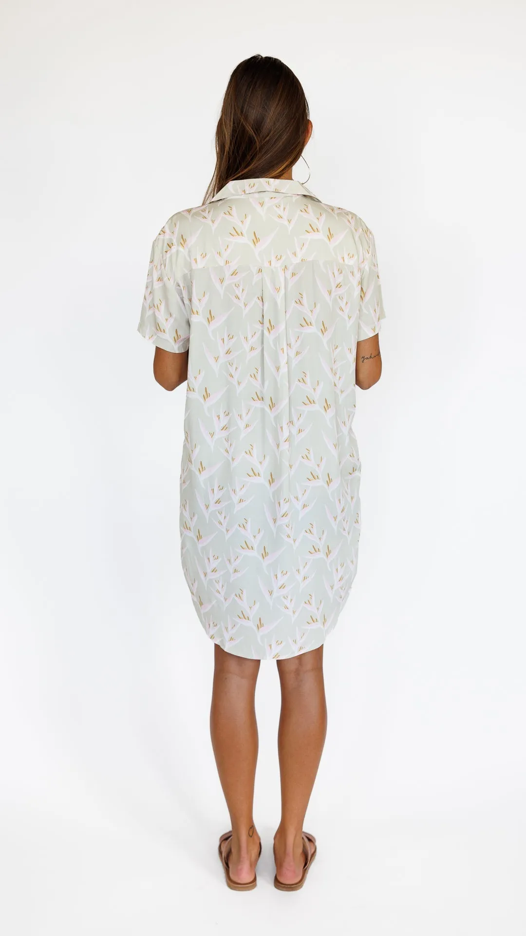 Heliconia / Paia Shirt Dress / Mint sold by Society Bikini product image thumbnail 3