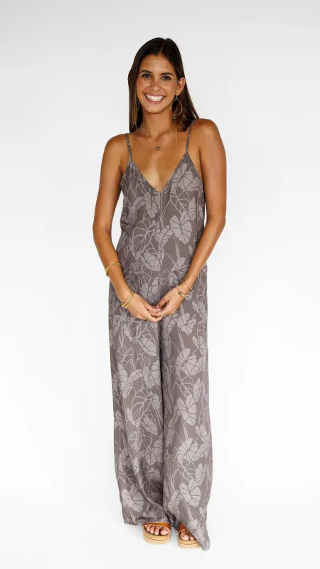 Kalo Patch / Haiku Jumpsuit / Earth sold by Society Bikini