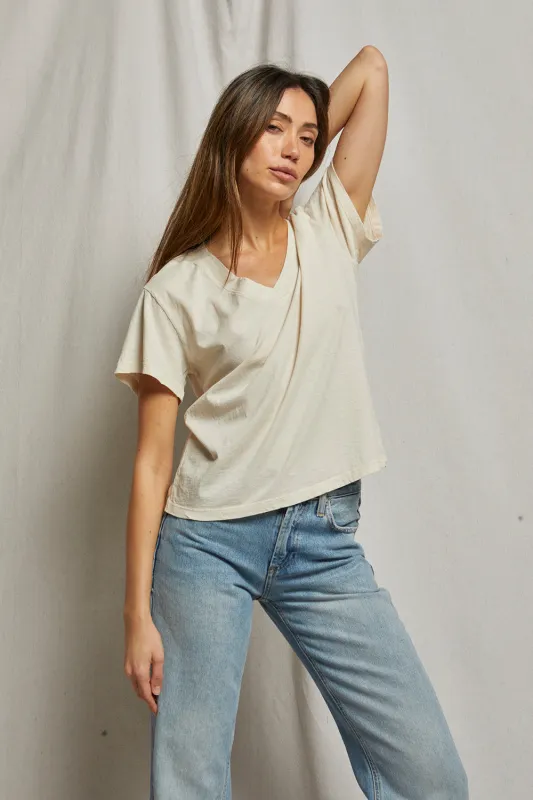 Hendrix Tee in Sugar sold by Society Bikini