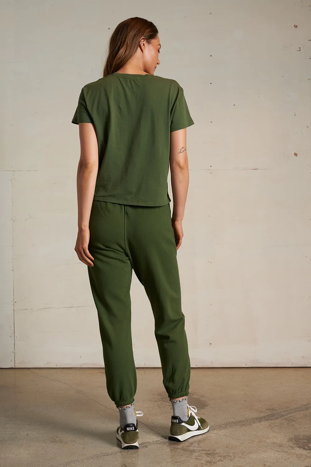 Harley Tee in Fern Green sold by Society Bikini product image thumbnail 3