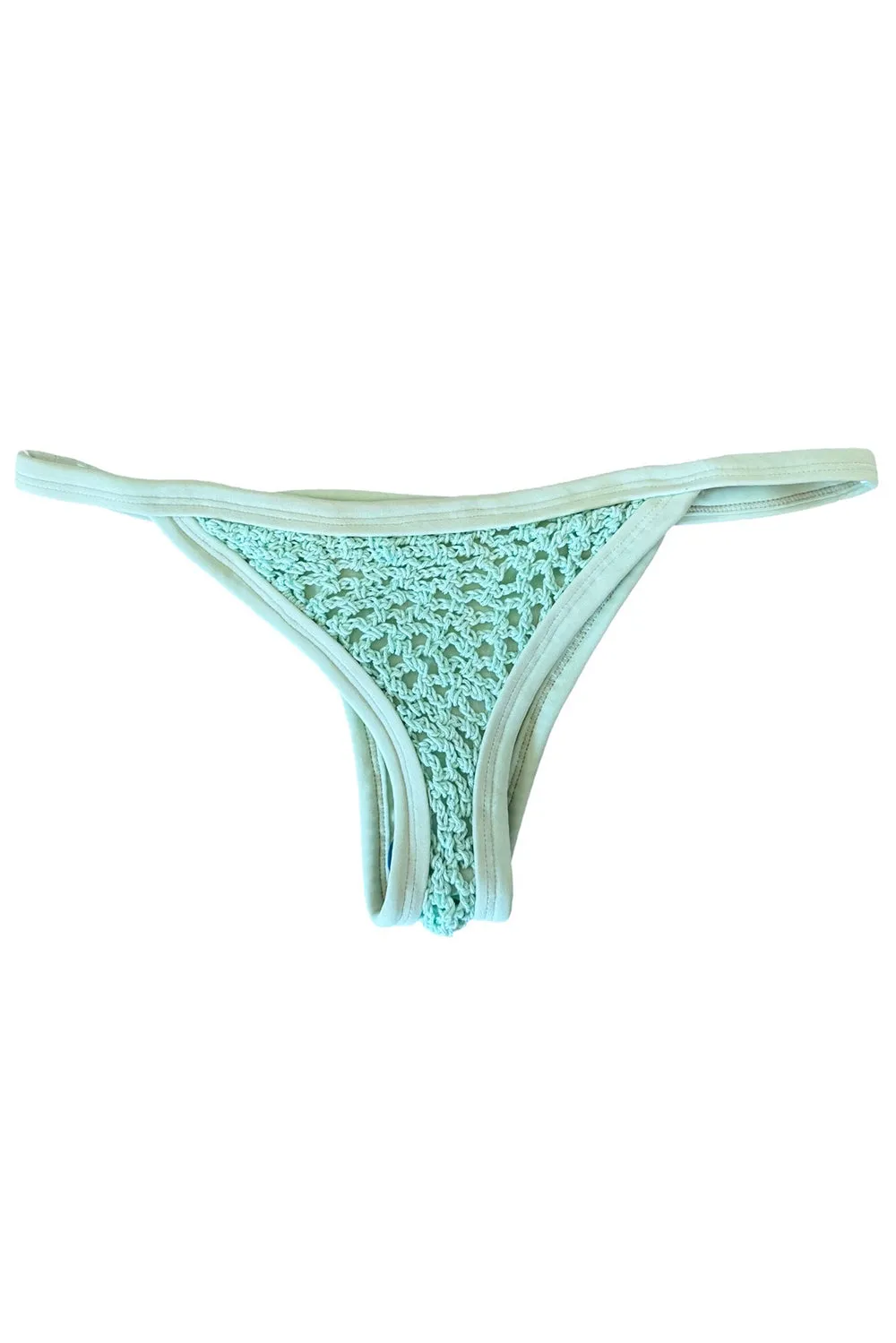 Posh Pua Kainalu Crochet Bottom in Melon sold by Society Bikini product image thumbnail 2