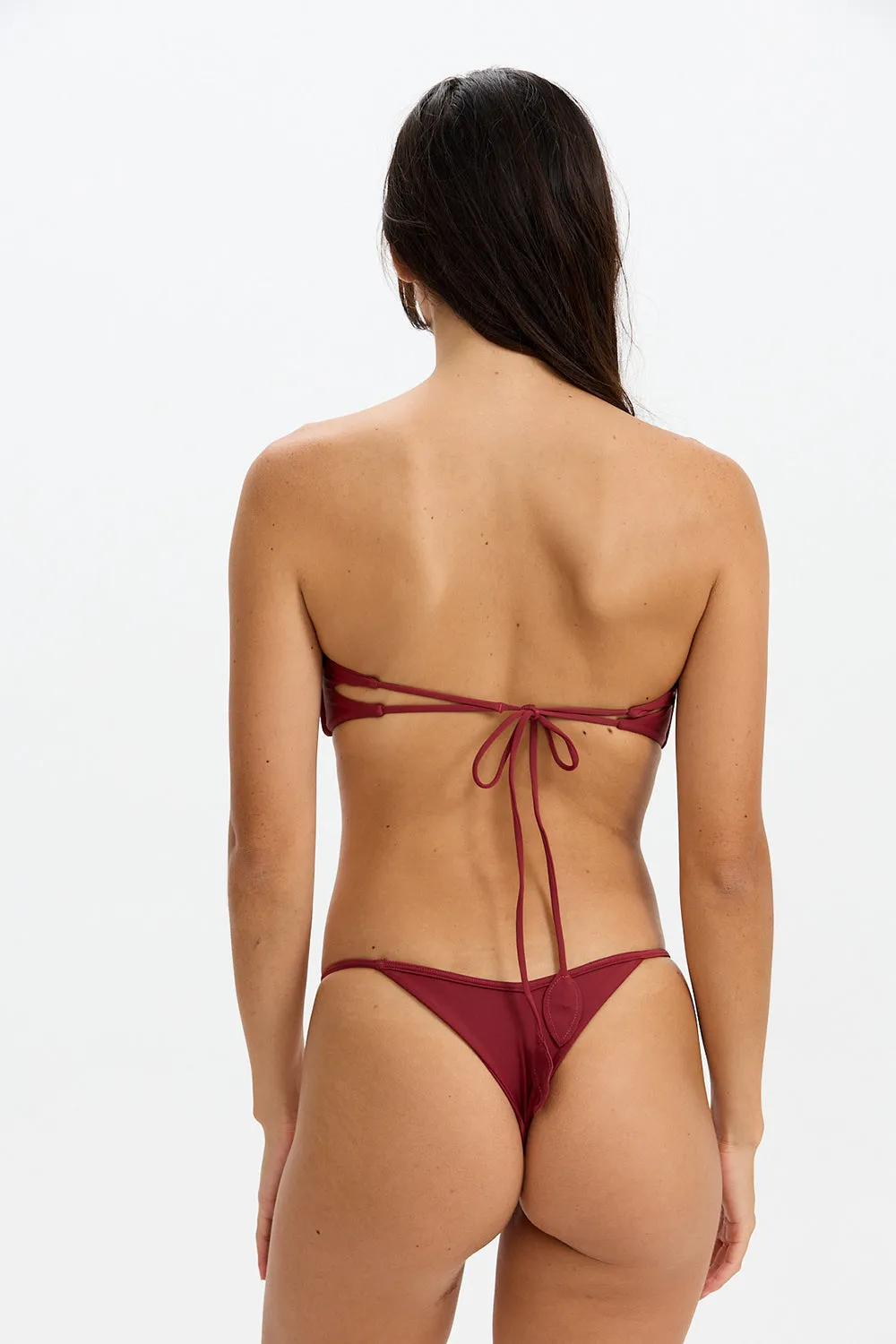 Benoa Swim India Top in Cherry sold by Society Bikini product image thumbnail 3