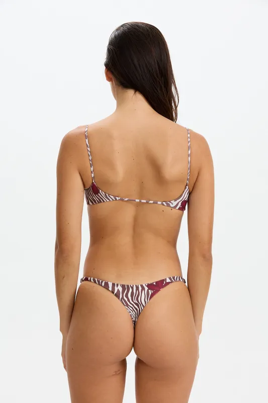 Benoa Swim Tai Bottom in Diva- Last One sold by Society Bikini