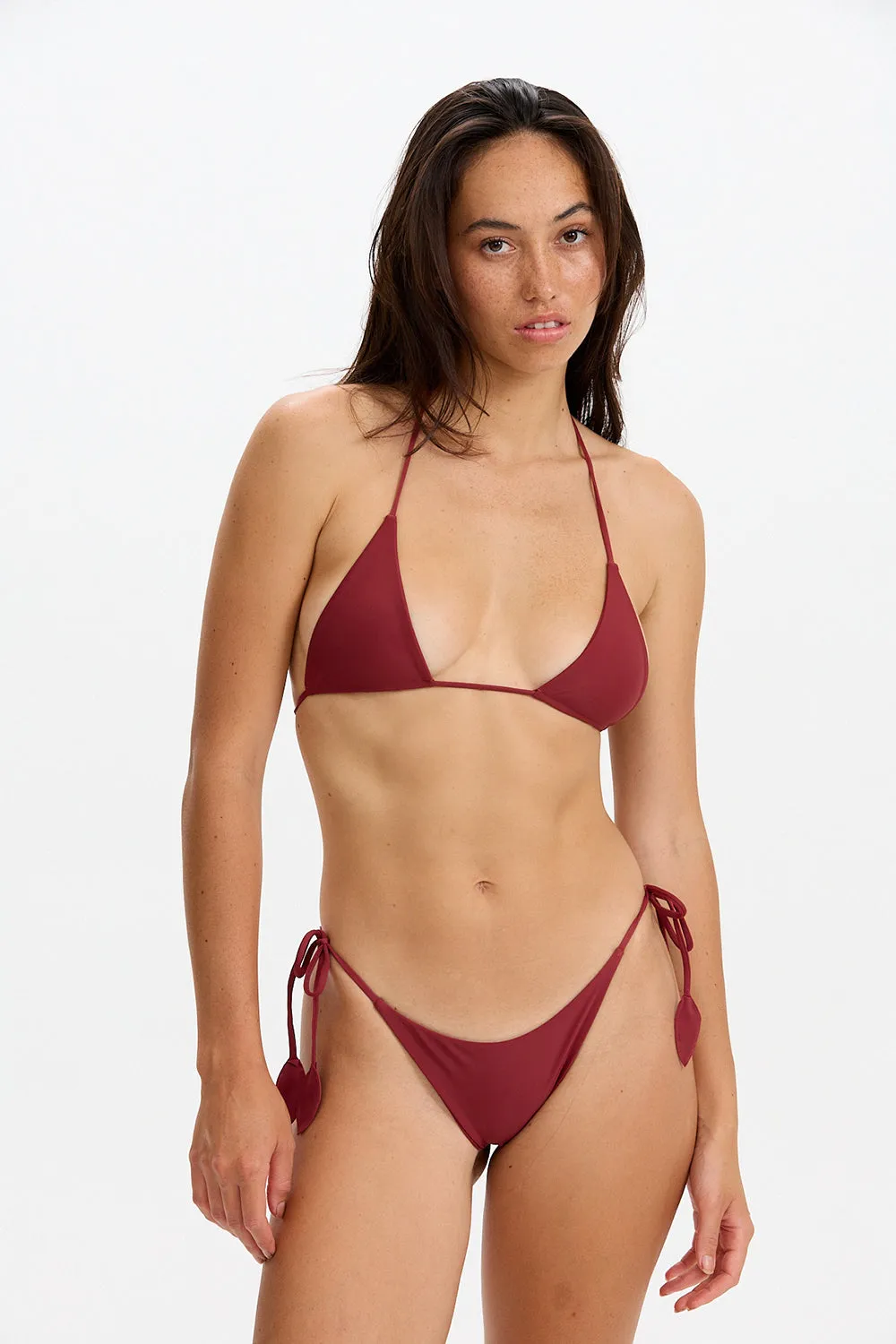 Benoa Swim Tunnels Bottom in Cherry sold by Society Bikini product image thumbnail 3