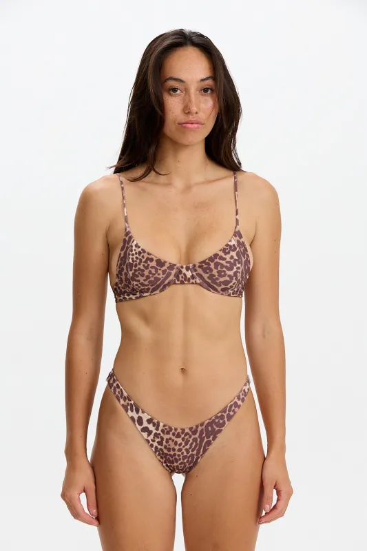 Benoa Swim Kylie Top in Sahara made by Benoa Swim