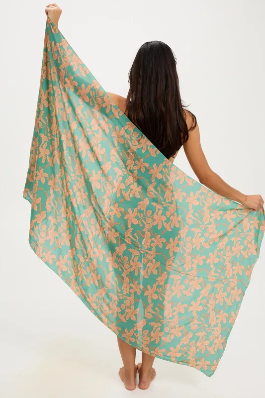 Benoa Swim Pareo in Tropics sold by Society Bikini