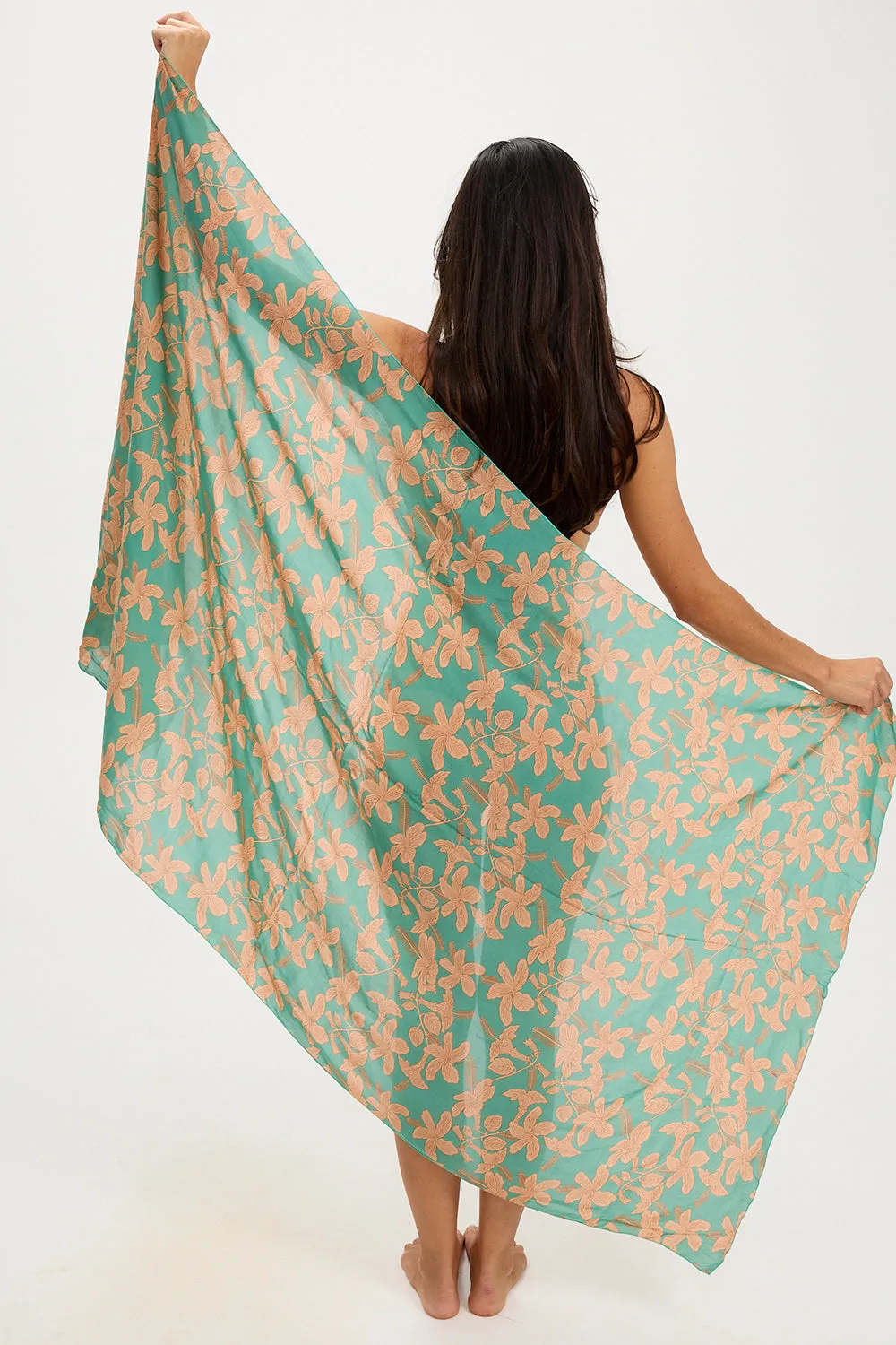 Benoa Swim Pareo in Tropics sold by Society Bikini