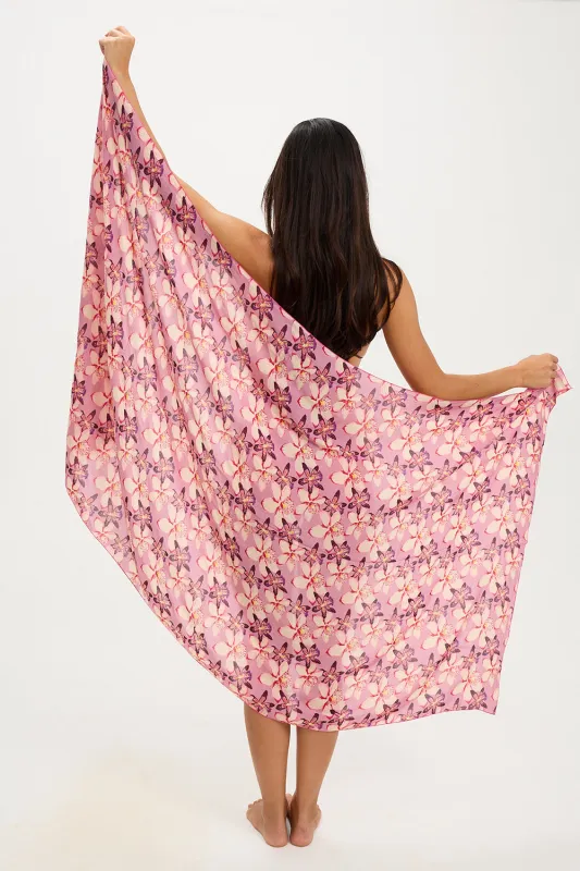 Benoa Swim Pareo in Bloom- Last One sold by Society Bikini