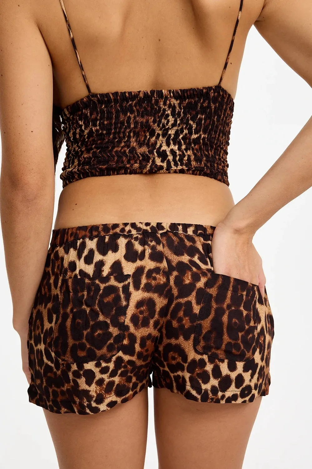 Benoa Swim Coco Shorts in Sahara sold by Society Bikini product image thumbnail 4