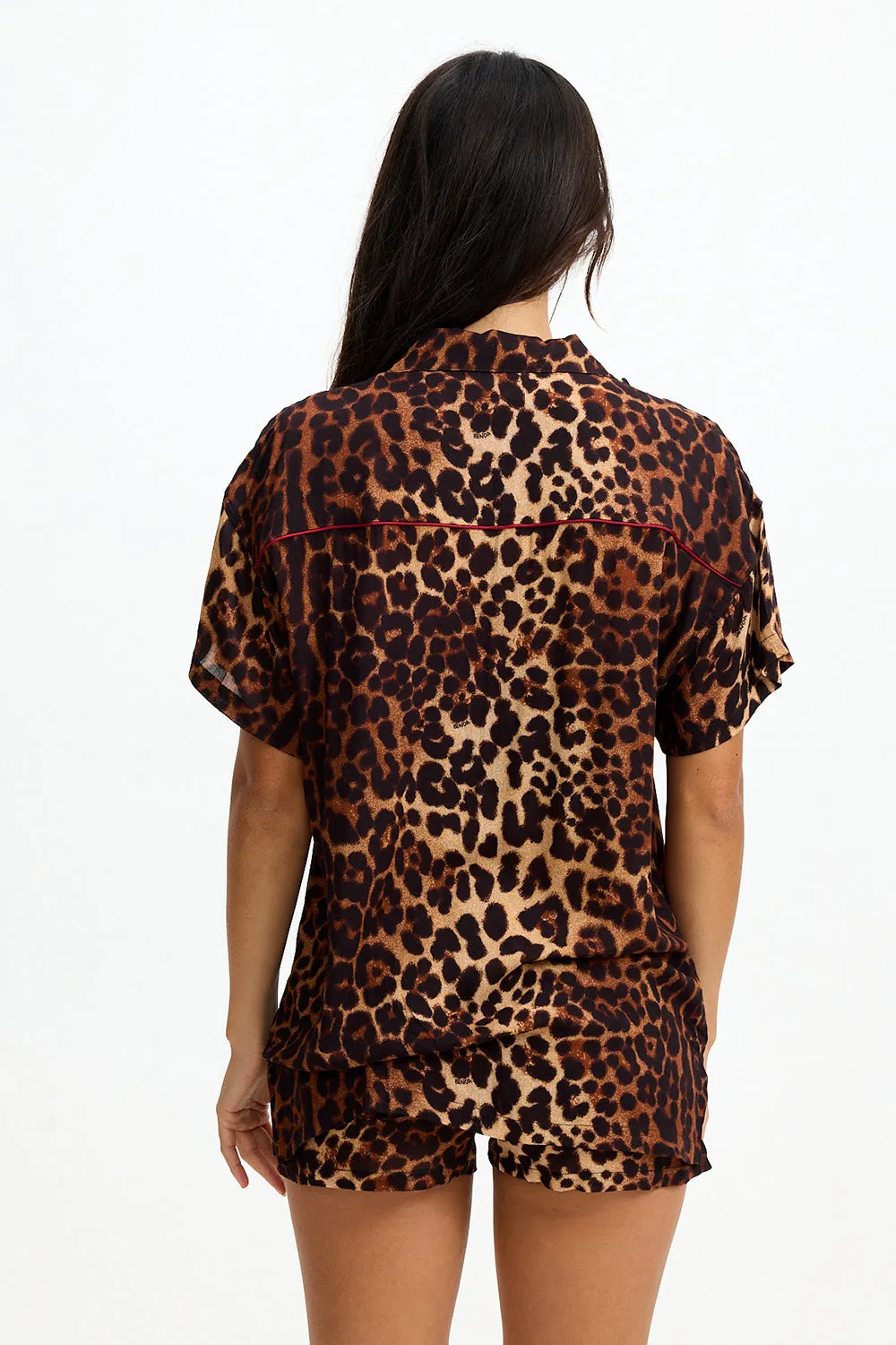 Benoa Swim Aloha Shirt Dress in Sahara sold by Society Bikini product image thumbnail 3