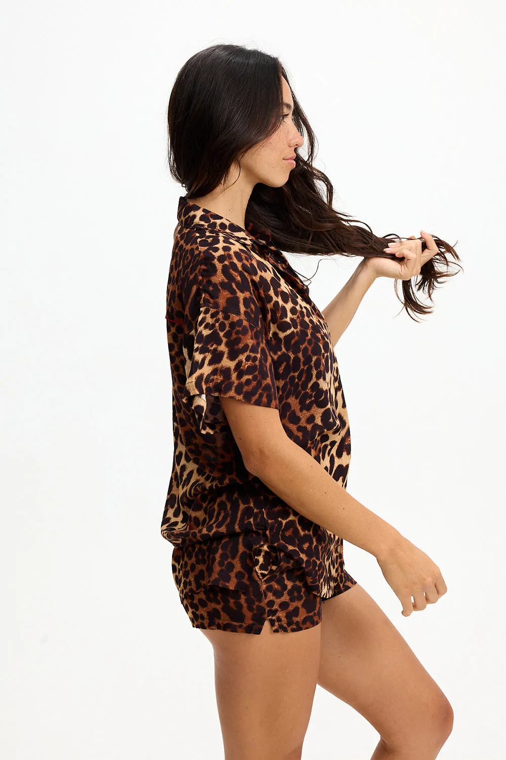 Benoa Swim Aloha Shirt Dress in Sahara sold by Society Bikini product image thumbnail 2