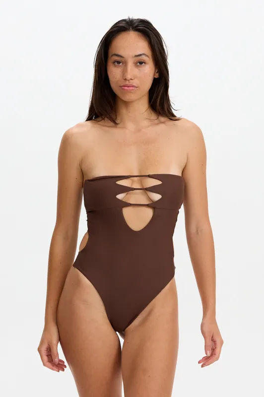 Benoa Swim India One Piece in Coconut sold by Society Bikini