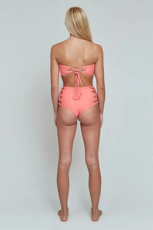 ACACIA Resort 2026 Queens Bottom in Black sold by Society Bikini