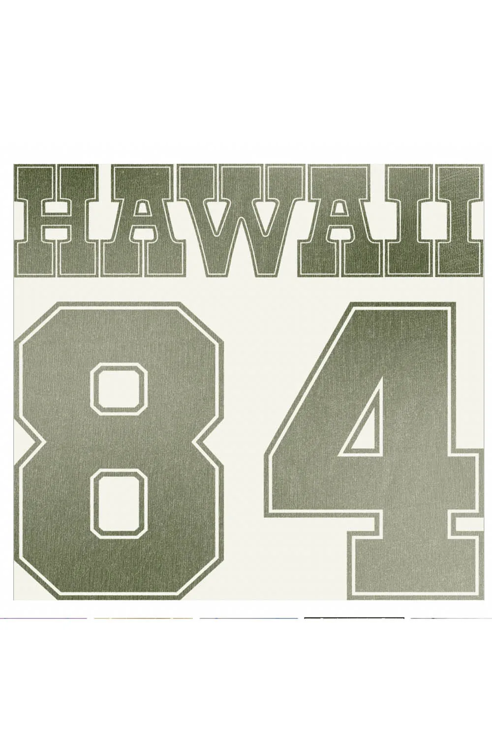 Vintage for Peoples Hawai'i 84 Tee in Coconut Moss (PRE-ORDER) sold by Society Bikini