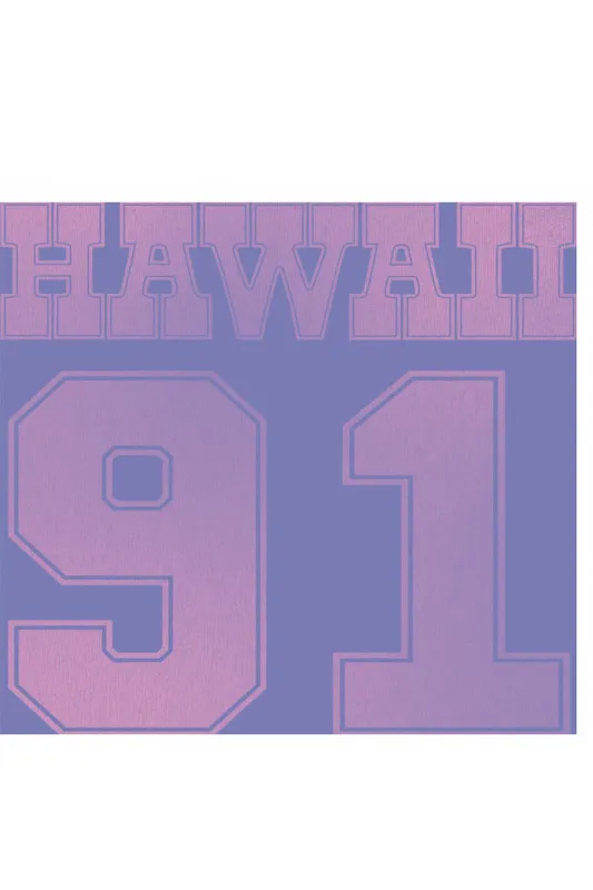 Vintage for Peoples Hawai'i 91 Tee in Waikiki Purple (PRE-ORDER) made by Society Bikini