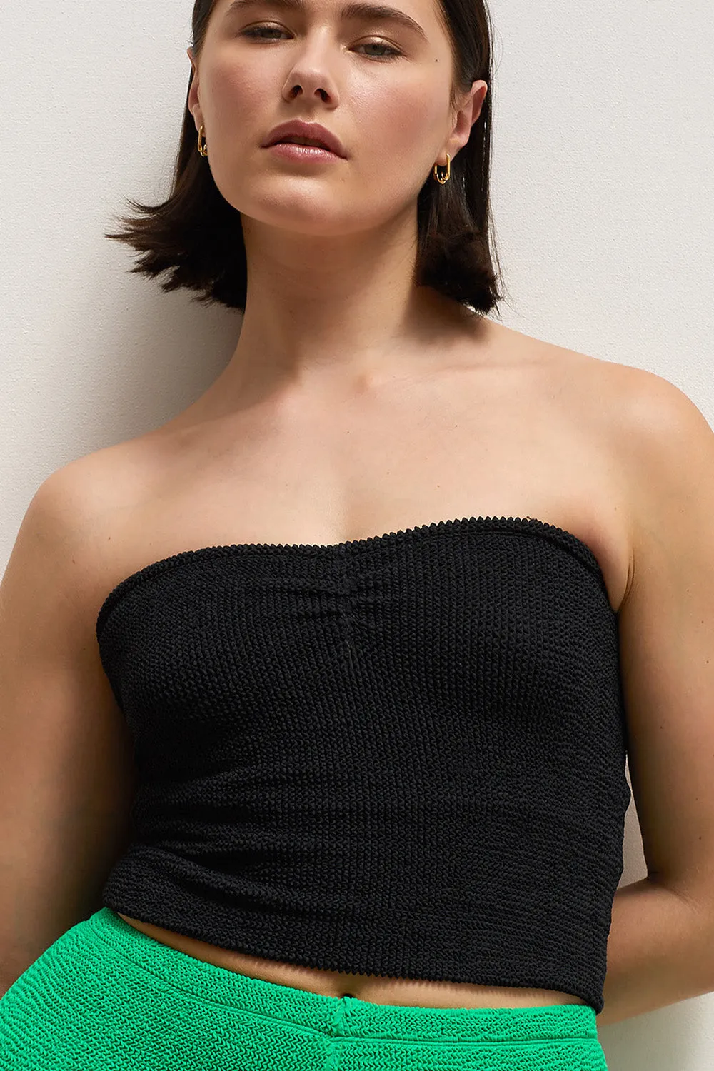 Hunza G Mini Skirt in Black sold by Society Bikini product image thumbnail 3