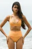 ACACIA Swimwear Echo Dual Ribbed Bottom in Honey- Last One sold by Society Bikini