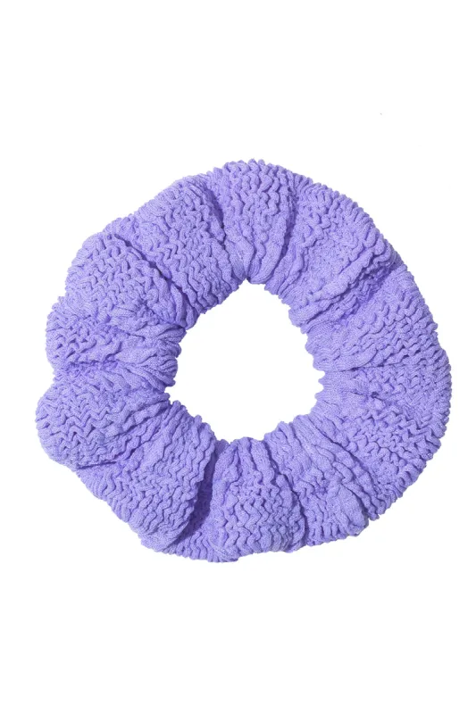 Hunza G Hair Scrunchie in Lilac made by Hunza G