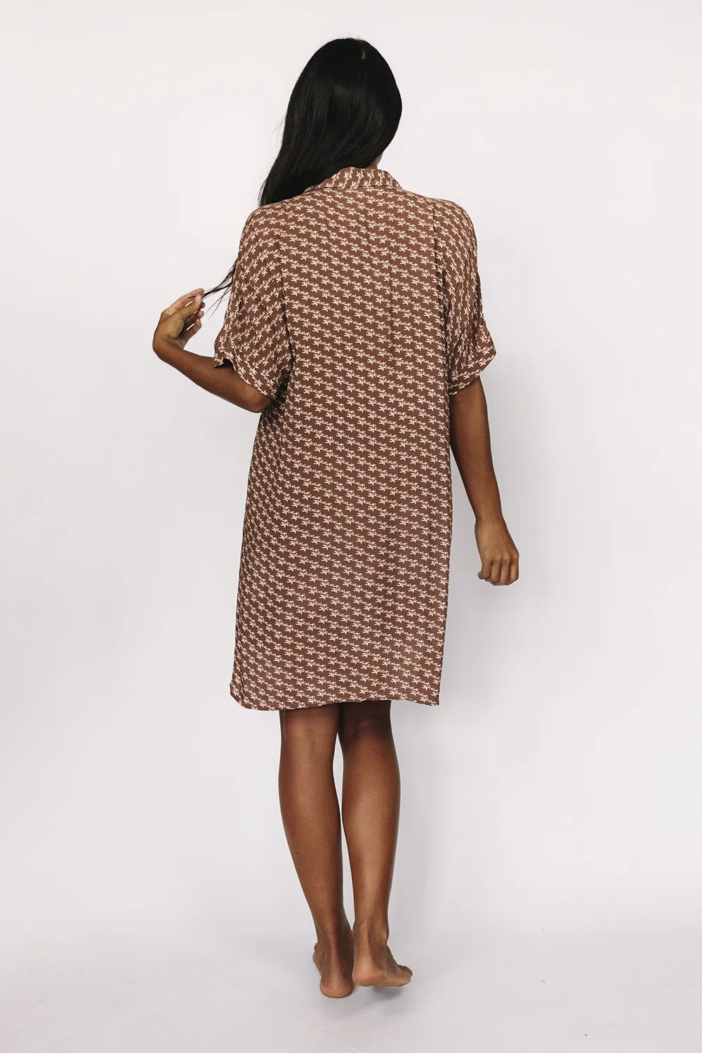 Mai Dylan Dress in Mauve Reptile- Last One sold by Society Bikini product image thumbnail 5