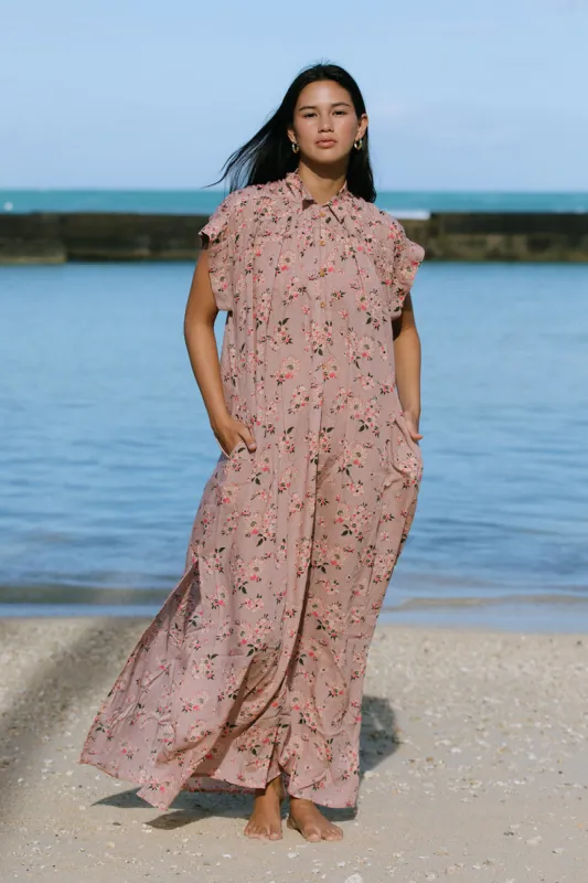 ACACIA Resort 2024 Lita Tencel Dress in Gisele sold by Society Bikini