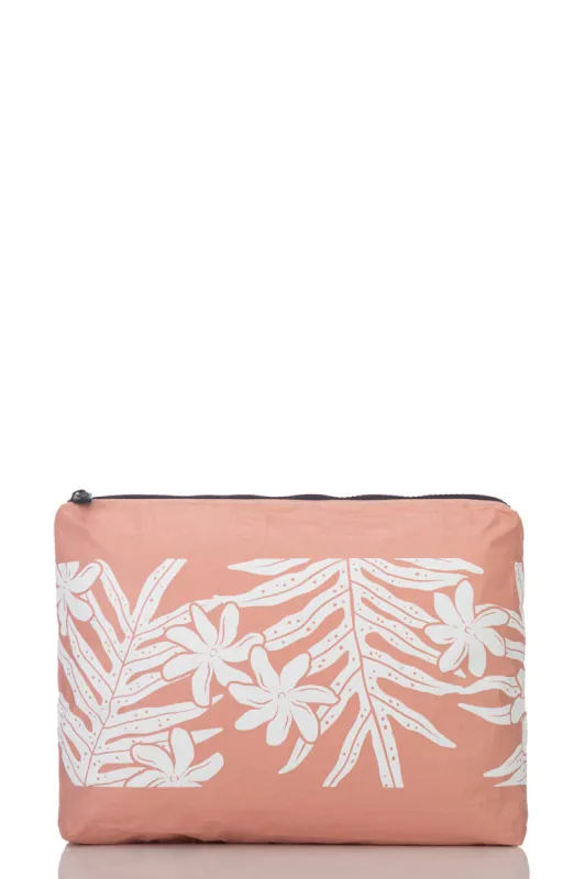 ALOHA Collection Mid Laua'e Pouch in Rust sold by Society Bikini