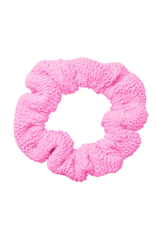 Hunza G Hair Scrunchie in Bubblegum made by Hunza G