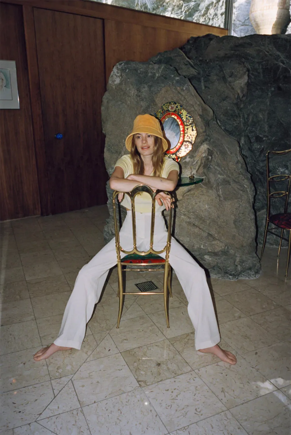 Lack of Color Terry Wave Bucket Hat in Tangerine- Last One sold by Society Bikini product image thumbnail 4