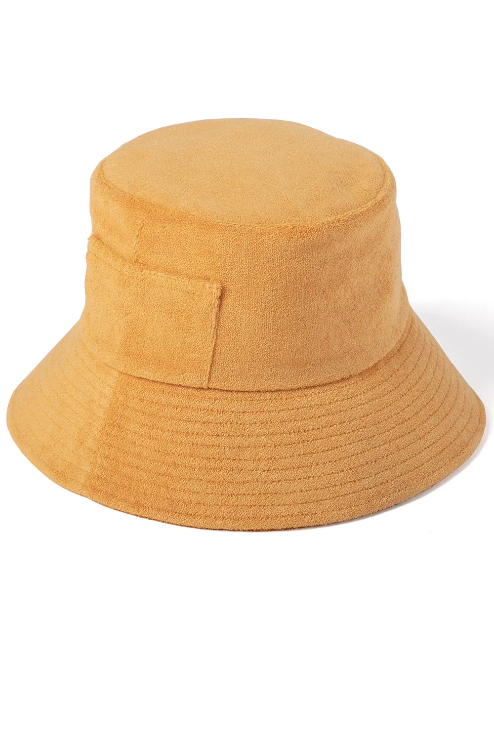 Lack of Color Terry Wave Bucket Hat in Tangerine- Last One sold by Society Bikini