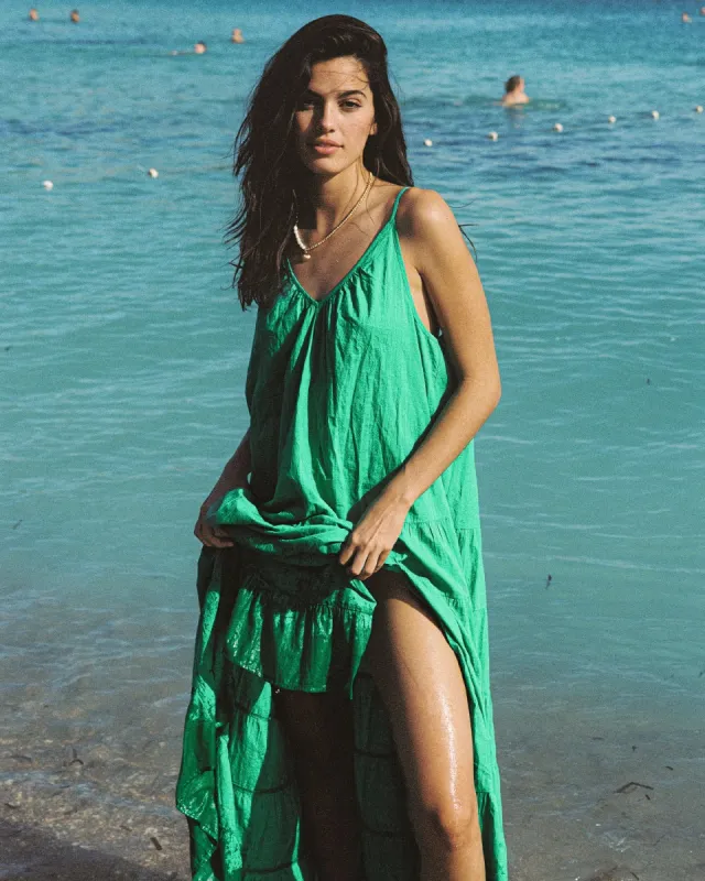 Goldie Cover-Up Dress - Jade sold by Society Bikini