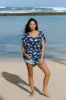 ACACIA *EXCLUSIVE* Mana Dress in Blue Island Orchid sold by Society Bikini