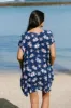 ACACIA *EXCLUSIVE* Mana Dress in Blue Island Orchid sold by Society Bikini