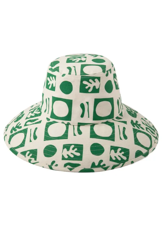 Lack of Color Holiday Bucket Hat in Green sold by Society Bikini