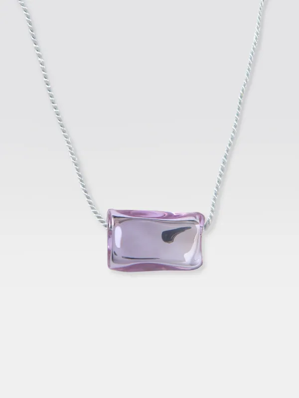 Lilac Cube Necklace made by Gimaguas