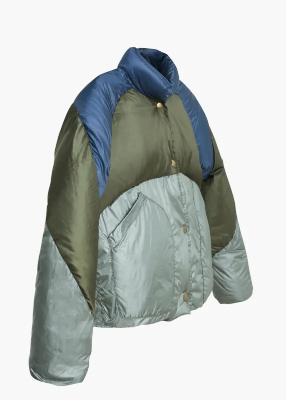 Silver Trio Karuna Puffer Jacket made by Gimaguas