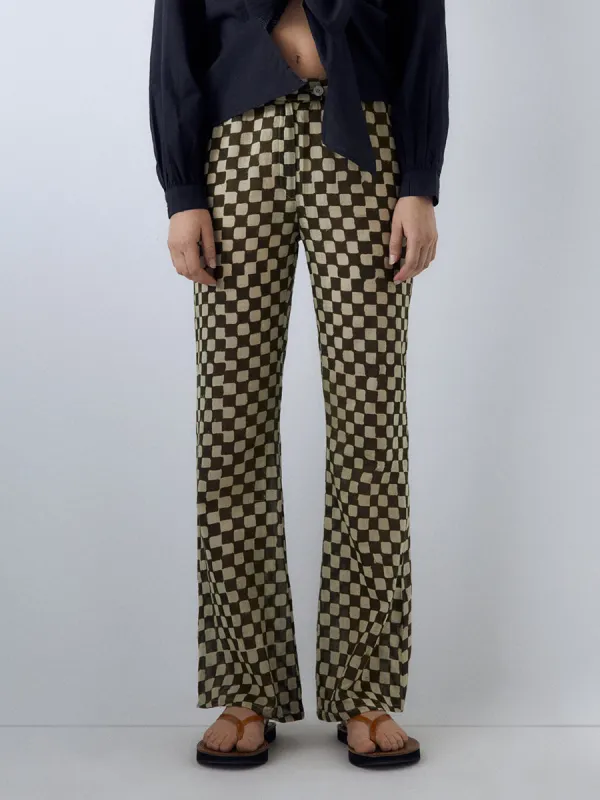 Olive Checks Disco Pants sold by Gimaguas