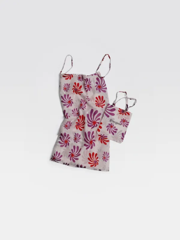 Retro Flower Pareo Dress made by Gimaguas