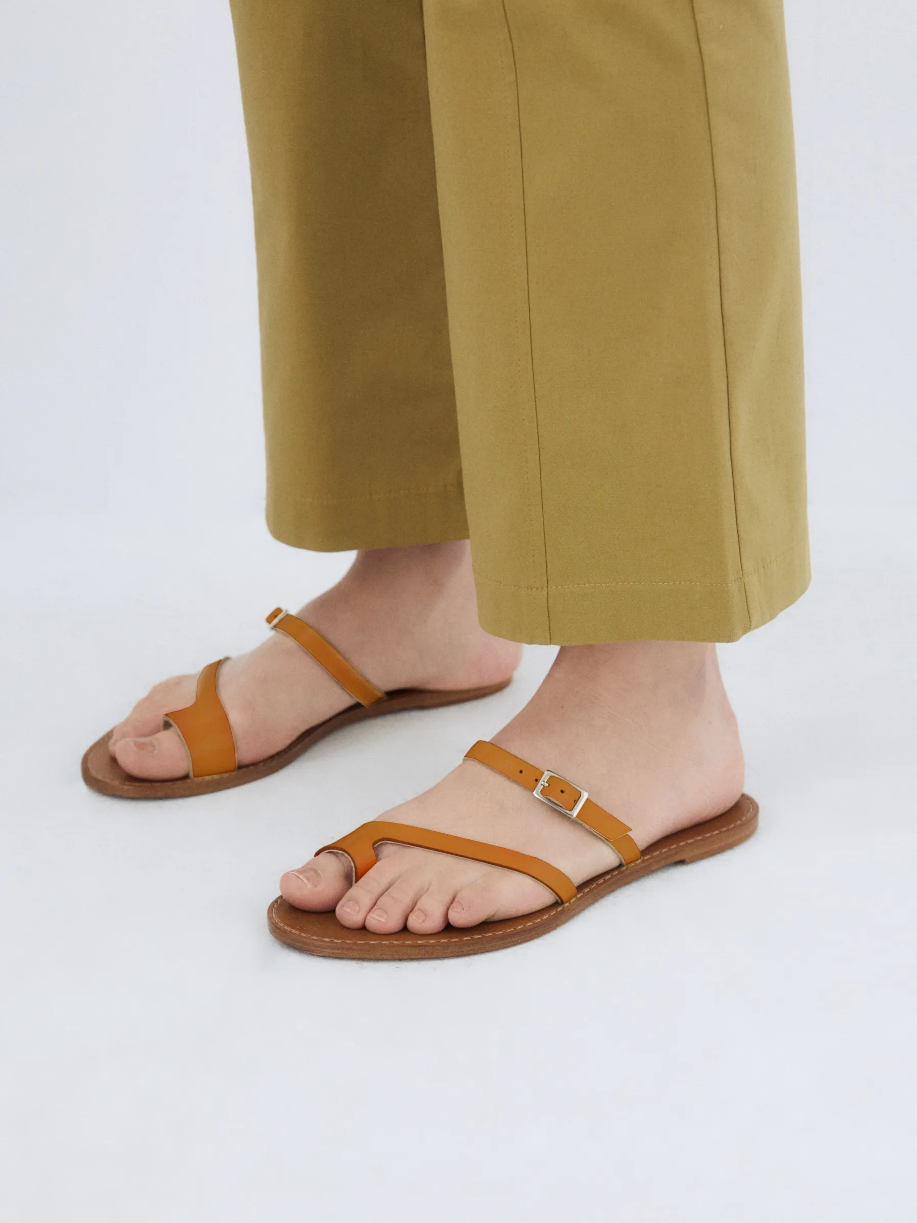 Vibrant Ocre Bargiluna Sandals sold by Gimaguas