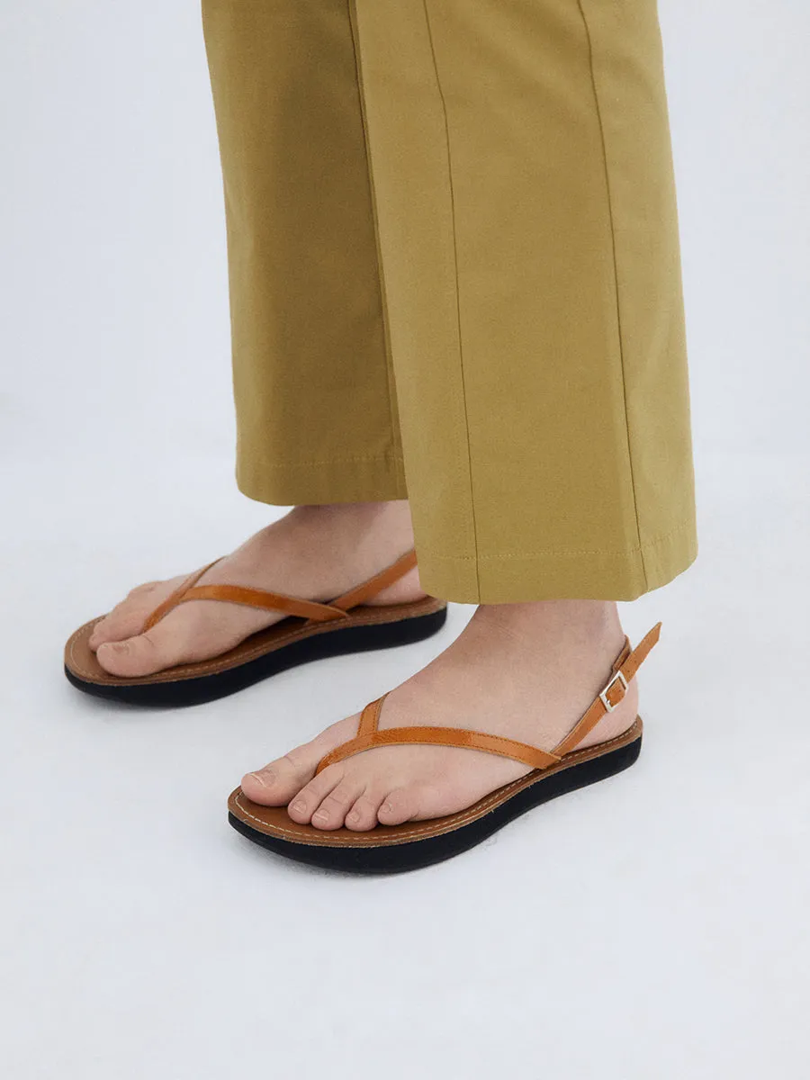 Vibrant Ocre Palma Sandals sold by Gimaguas