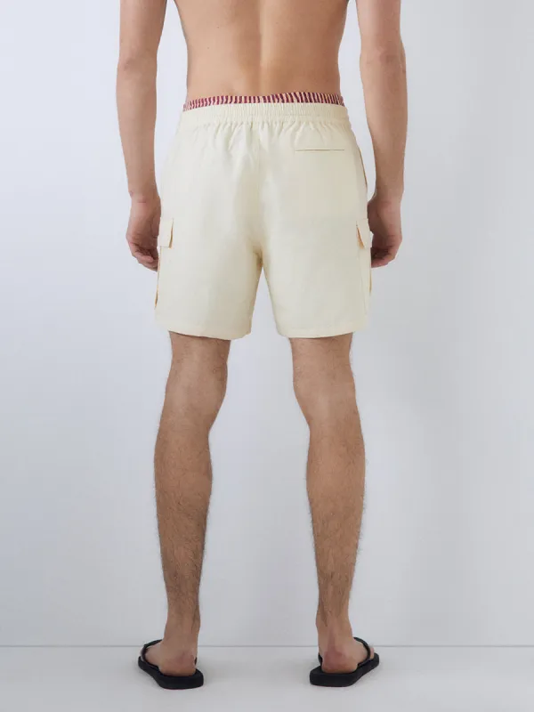 beige-juma-shorts made by Gimaguas